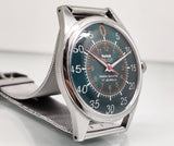 Hmt Pilot Mechanical Handwinding Movement stainless Steel Para Shock 17 Jewels Analog Dial Wrist Watch For Men