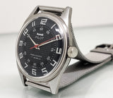 Hmt Pilot Mechanical Handwinding Movement stainless Steel Para Shock 17 Jewels Analog Dial Wrist Watch For Men