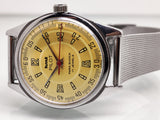 Hmt Pilot Mechanical Handwinding Movement stainless Steel Para Shock 17 Jewels Analog Dial Wrist Watch For Men