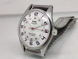 Hmt Pilot Mechanical Handwinding Movement stainless Steel Para Shock 17 Jewels Analog Dial Wrist Watch For Men