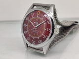 Hmt Pilot Mechanical Handwinding Movement stainless Steel Para Shock 17 Jewels Analog Dial Wrist Watch For Men