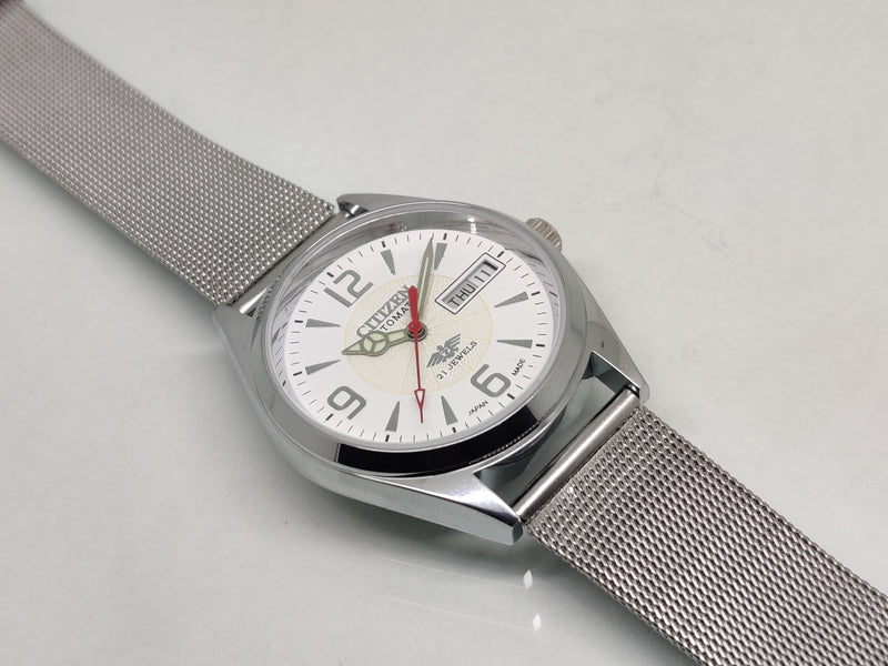 Citizen Automatic 8200 Movement stainless steel Japan Made 21 Jewels Men s Wrist Watch