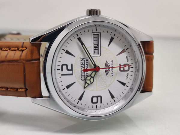 Citizen Automatic 8200 Movement stainless steel Japan Made 21 Jewels Men s Wrist Watch