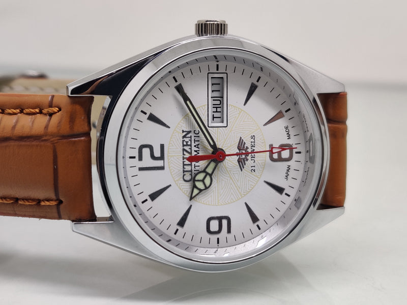 Citizen Automatic 8200 Movement stainless steel Japan Made 21 Jewels Men s Wrist Watch