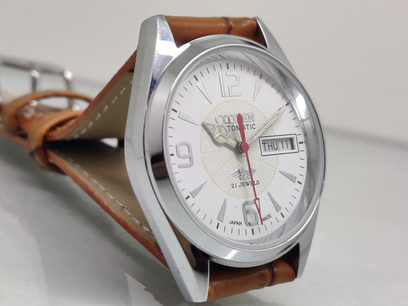 Citizen Automatic 8200 Movement stainless steel Japan Made 21 Jewels Men s Wrist Watch