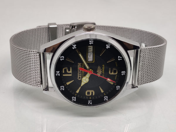 Citizen Automatic 8200 Movement stainless steel Japan Made 21 Jewels Men s Wrist Watch