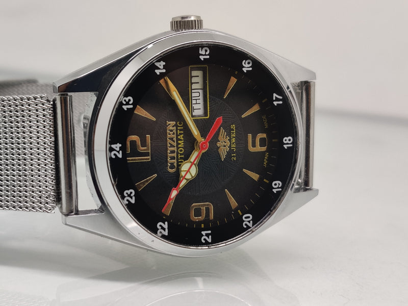 Citizen Automatic 8200 Movement stainless steel Japan Made 21 Jewels Men s Wrist Watch