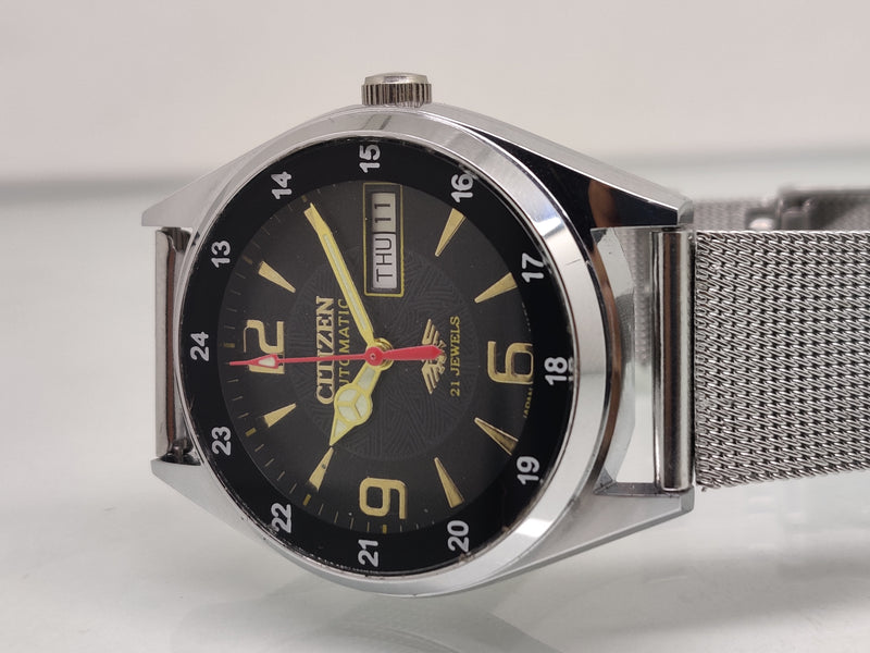 Citizen Automatic 8200 Movement stainless steel Japan Made 21 Jewels Men s Wrist Watch