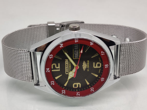Citizen Automatic 8200 Movement stainless steel Japan Made 21 Jewels Men s Wrist Watch