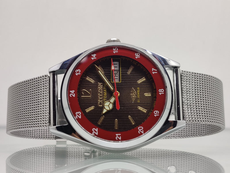 Citizen Automatic 8200 Movement stainless steel Japan Made 21 Jewels Men s Wrist Watch