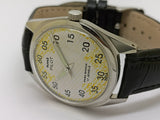Hmt Pilot Mechanical Handwinding Movement stainless Steel Para Shock 17 Jewels Analog Dial Wrist Watch For Men
