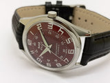 Hmt Pilot Mechanical Handwinding Movement stainless Steel Para Shock 17 Jewels Analog Dial Wrist Watch For Men