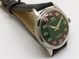 Hmt Pilot Mechanical Handwinding Movement stainless Steel Para Shock 17 Jewels Analog Dial Wrist Watch For Men