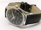 Hmt Pilot Mechanical Handwinding Movement stainless Steel Para Shock 17 Jewels Analog Dial Wrist Watch For Men