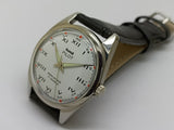Hmt Pilot Mechanical Handwinding Movement stainless Steel Para Shock 17 Jewels Analog Dial Wrist Watch For Men