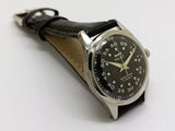 Hmt Pilot Mechanical Handwinding Movement stainless Steel Para Shock 17 Jewels Analog Dial Wrist Watch For Men
