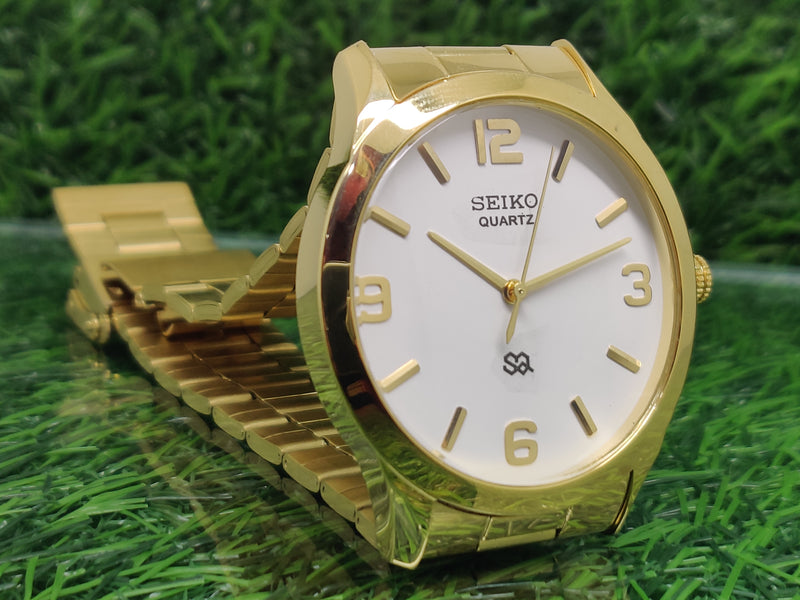 Seiko 5 Black Dial quartz Watch