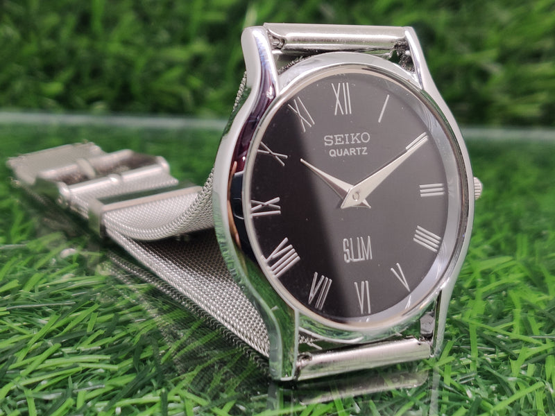 Seiko 5 Black Dial quartz Watch