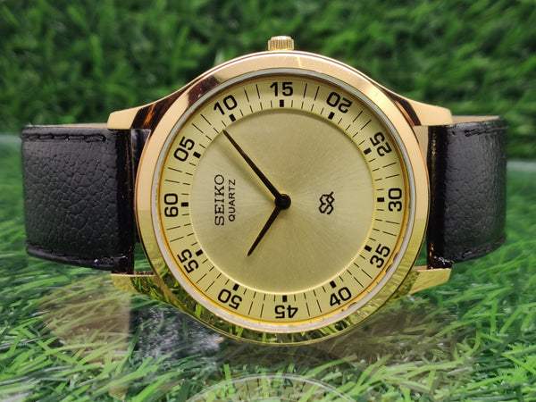 Seiko 5 Black Dial quartz Watch