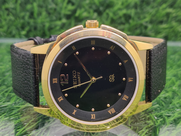 Seiko 5 Black Dial quartz Watch