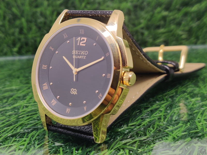 Seiko 5 Black Dial quartz Watch
