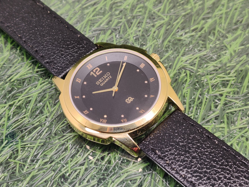 Seiko 5 Black Dial quartz Watch