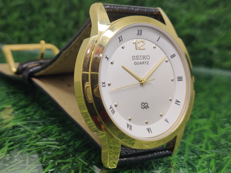 Seiko 5 Black Dial quartz Watch