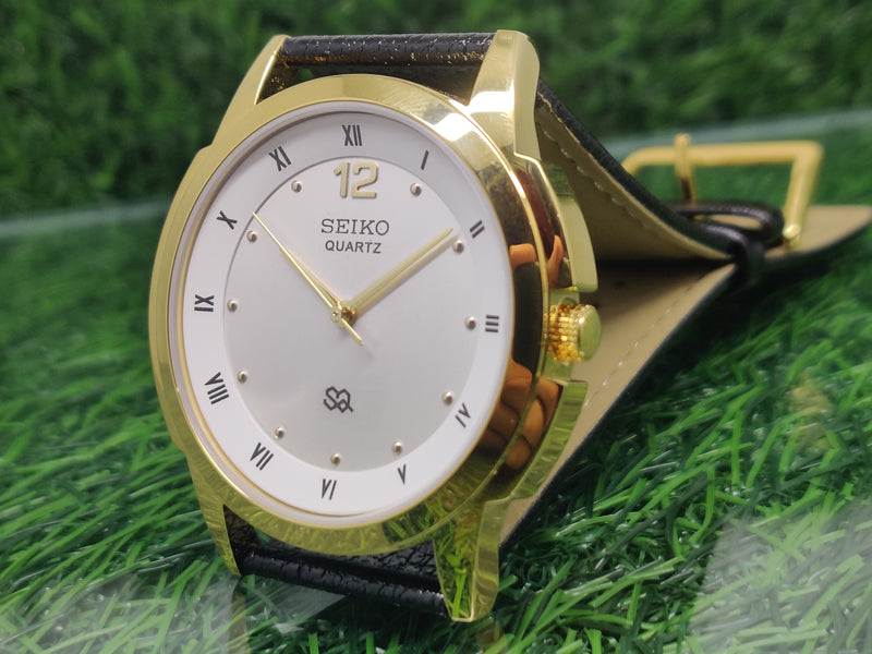 Seiko 5 Black Dial quartz Watch