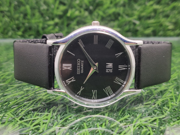 Seiko 5 Black Dial quartz Watch
