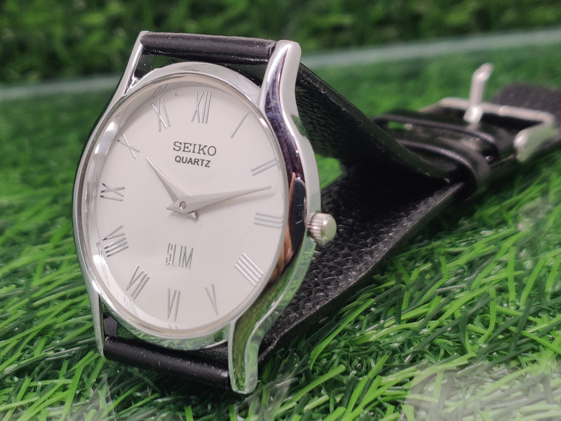 Seiko 5 Black Dial quartz Watch