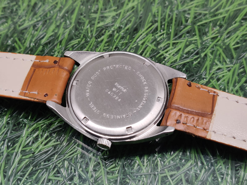 Hmt Pilot Mechanical Handwinding Movement leather Jewels Analog Dial Wrist Watch For Me