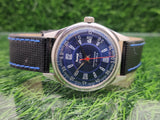 Hmt Pilot Mechanical Handwinding Movement leather Jewels Analog Dial Wrist Watch For Me