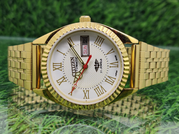 Citizen Automatic 8200 Movement stainless steel Japan Made 21 Jewels Men s Wrist Watch
