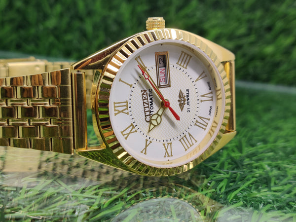 Citizen Automatic 8200 Movement stainless steel Japan Made 21 Jewels Men s Wrist Watch