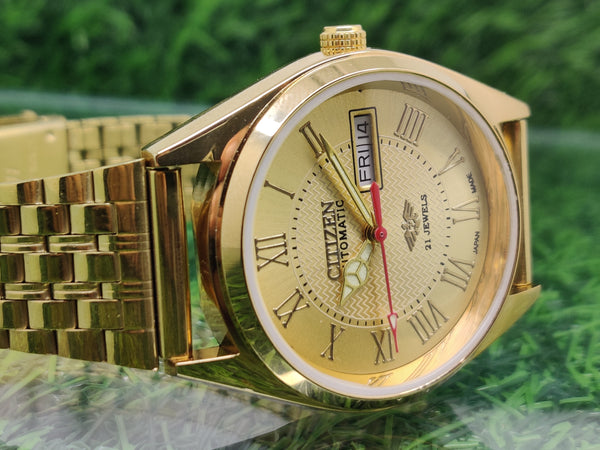 Citizen Automatic 8200 Movement stainless steel Japan Made 21 Jewels Men s Wrist Watch