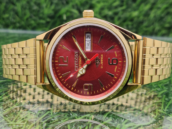 Citizen Automatic 8200 Movement stainless steel Japan Made 21 Jewels Men s Wrist Watch