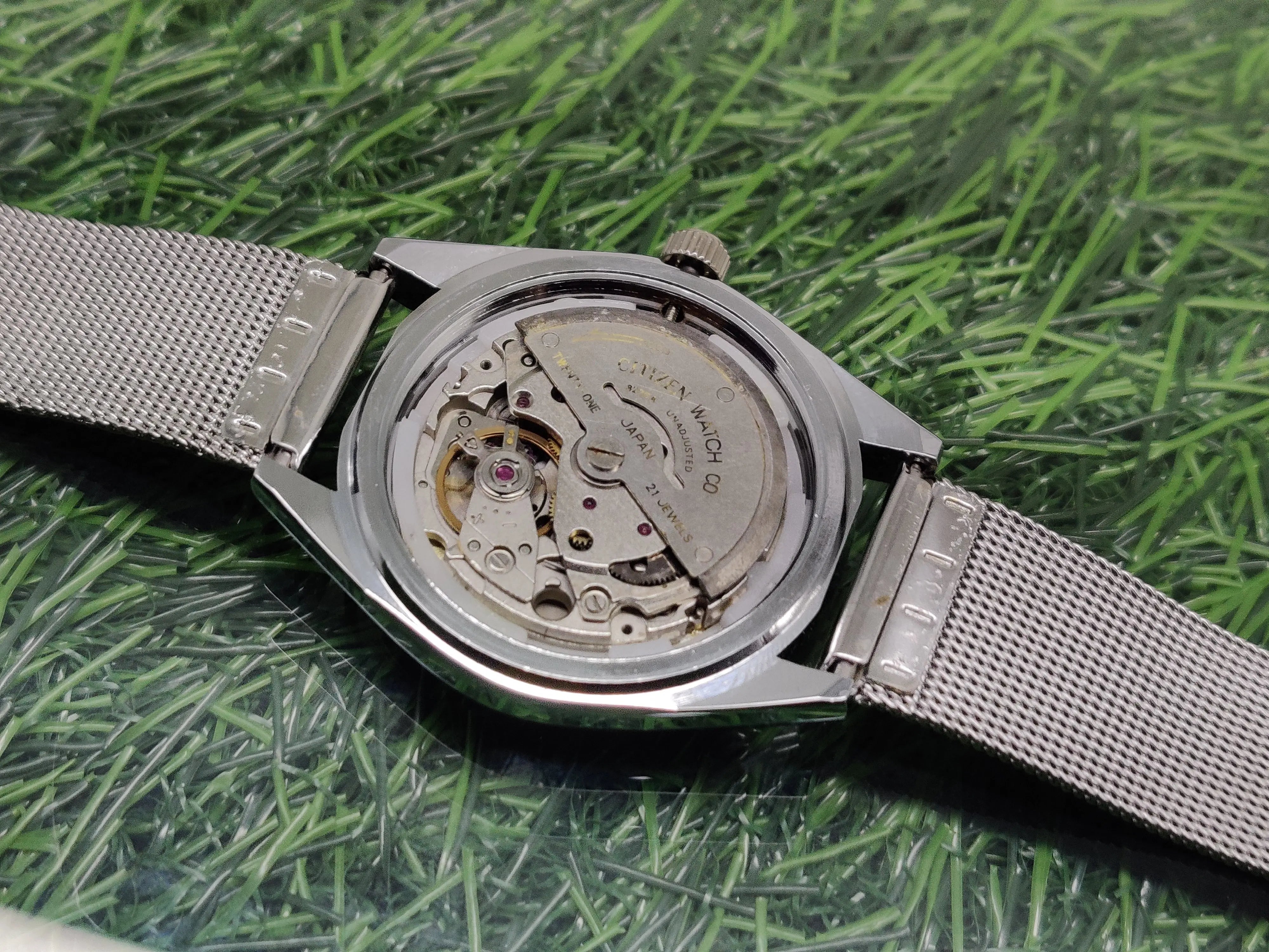 Citizen Automatic 8200 Movement stainless steel Japan Made 21 Jewels Men s Wrist Watch National Watches