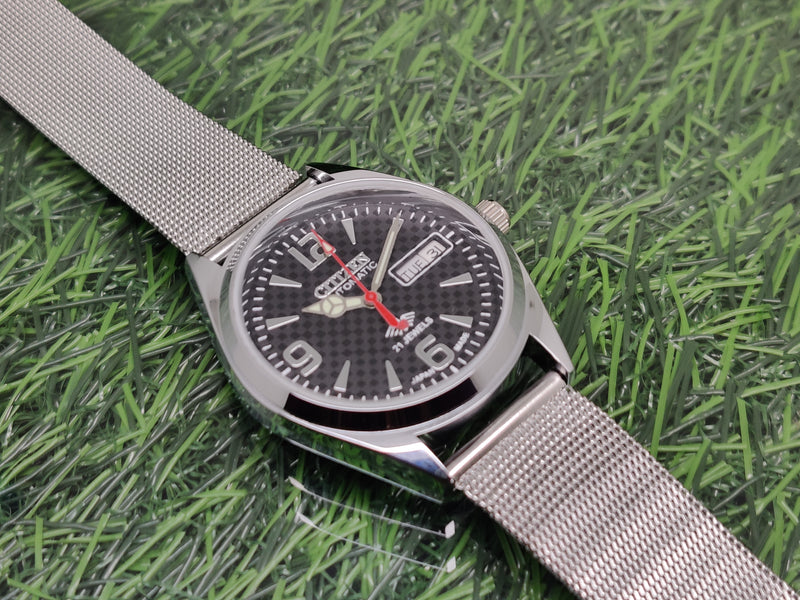 Citizen Automatic 8200 Movement stainless steel Japan Made 21 Jewels Men s Wrist Watch