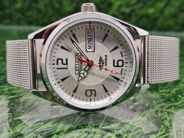 Citizen Automatic 8200 Movement stainless steel Japan Made 21 Jewels Men s Wrist Watch