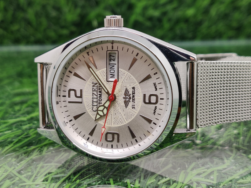 Citizen Automatic 8200 Movement stainless steel Japan Made 21 Jewels Men s Wrist Watch
