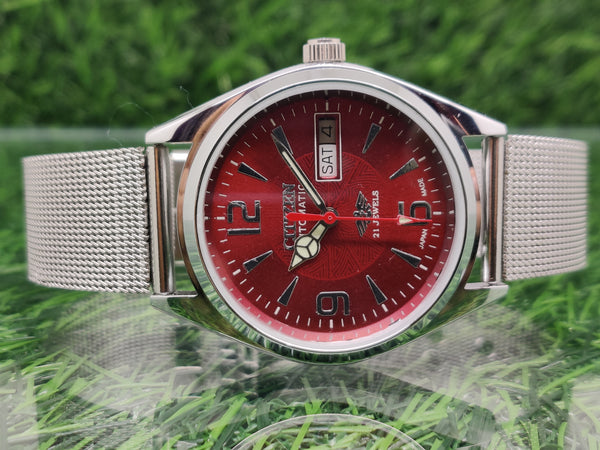 Citizen Automatic 8200 Movement stainless steel Japan Made 21 Jewels Men s Wrist Watch