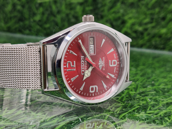 Citizen Automatic 8200 Movement stainless steel Japan Made 21 Jewels Men s Wrist Watch
