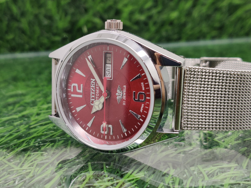 Citizen Automatic 8200 Movement stainless steel Japan Made 21 Jewels Men s Wrist Watch