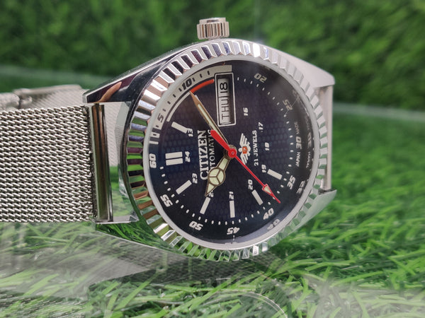 Citizen Automatic 8200 Movement stainless steel Japan Made 21 Jewels Men s Wrist Watch