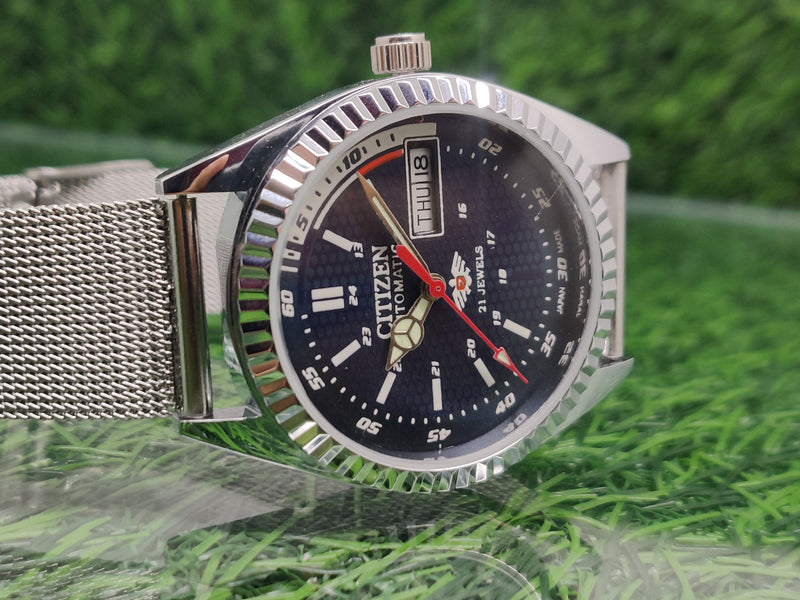 Citizen Automatic 8200 Movement stainless steel Japan Made 21 Jewels Men s Wrist Watch
