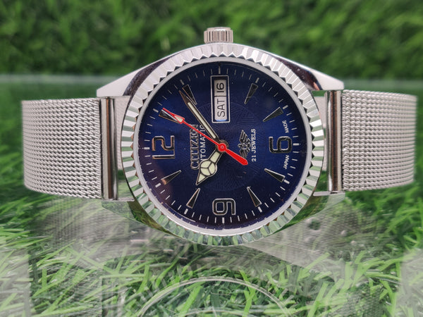 Citizen Automatic 8200 Movement stainless steel Japan Made 21 Jewels Men s Wrist Watch