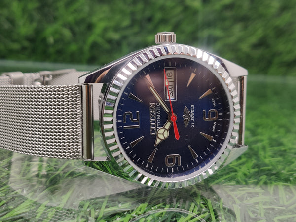 Citizen Automatic 8200 Movement stainless steel Japan Made 21 Jewels Men s Wrist Watch