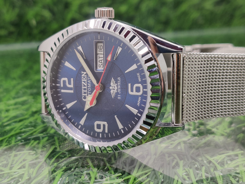 Citizen Automatic 8200 Movement stainless steel Japan Made 21 Jewels Men s Wrist Watch
