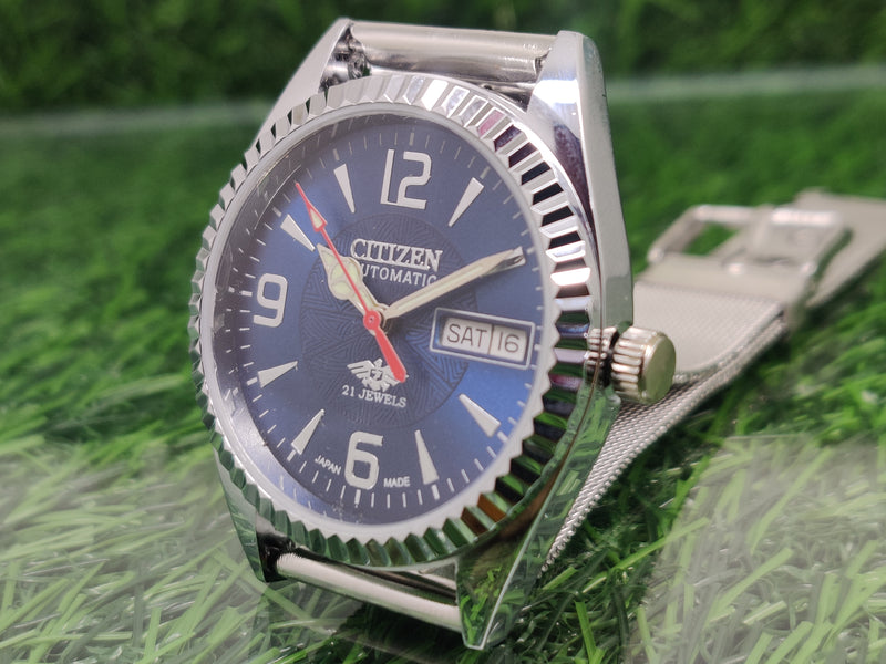 Citizen Automatic 8200 Movement stainless steel Japan Made 21 Jewels Men s Wrist Watch