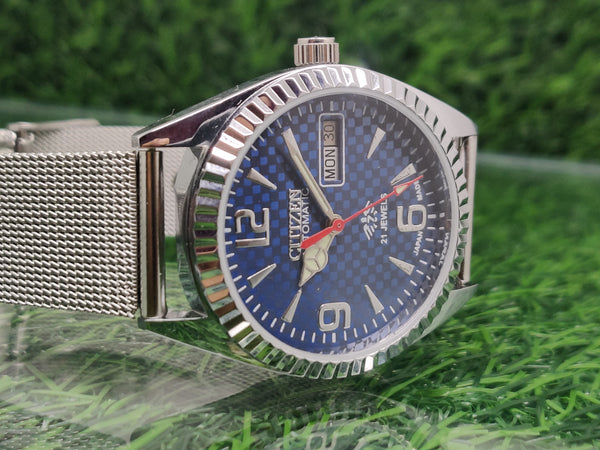 Citizen Automatic 8200 Movement stainless steel Japan Made 21 Jewels Men s Wrist Watch